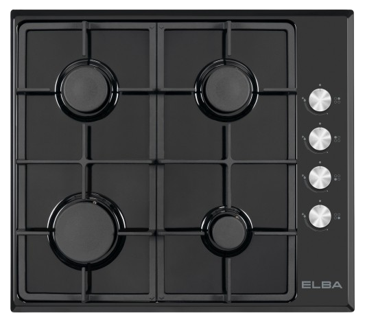 Elba 60Cm 4 Gas Burner Hob With Black Finish