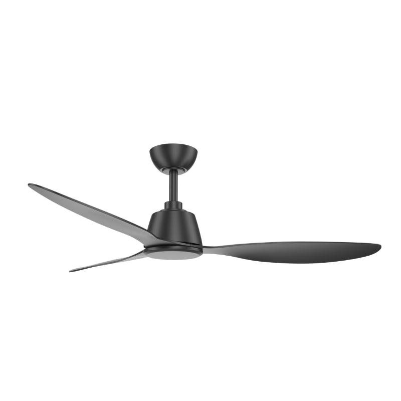 Coastal Breeze Fan Black Without Light Kit 1320mm