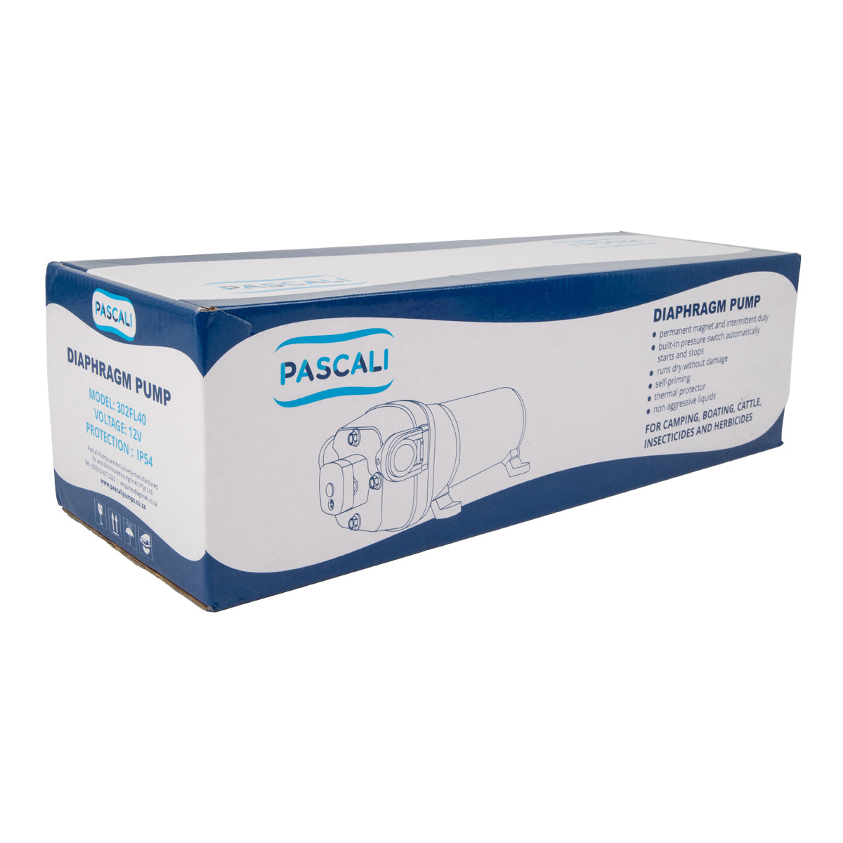 Pascali Diaphragm Pump Dc12 V Ip54 3.2 Bar