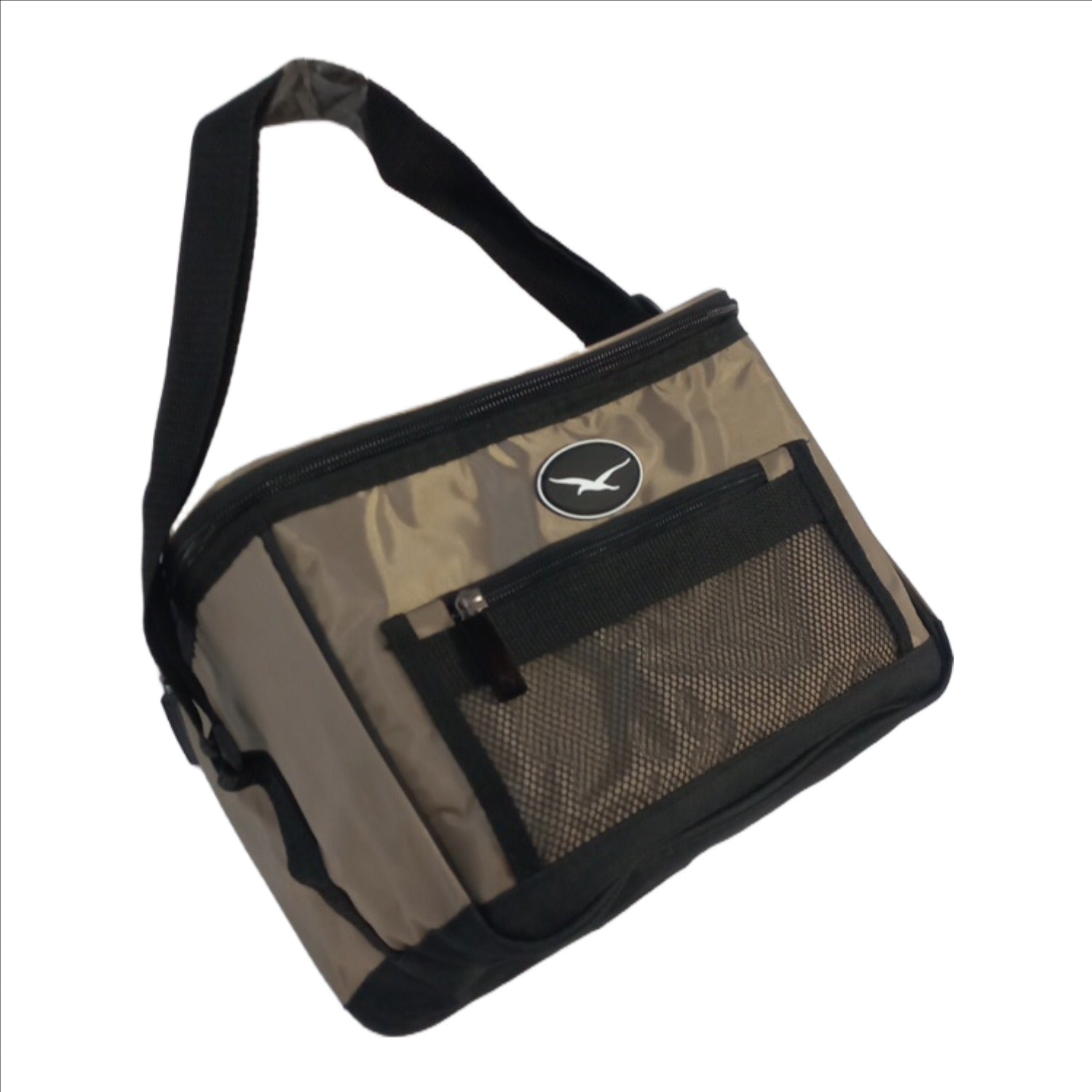 Seagull 6 Pack Nylon Coolbag Beige