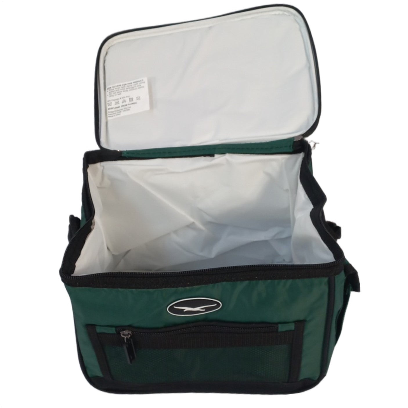 Seagull 12 Can Nylon Coolbag Green
