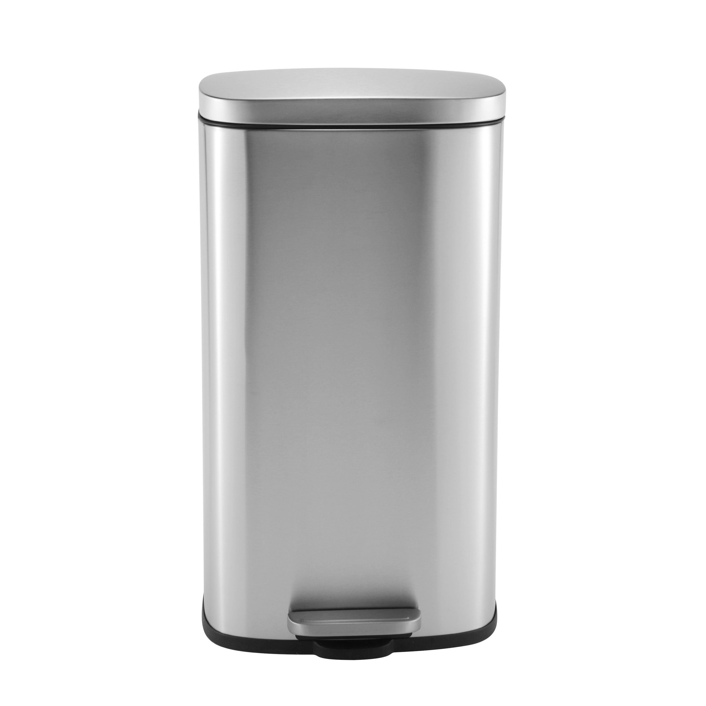 30 L Steel Pedal Bin | Rectangle | Modena