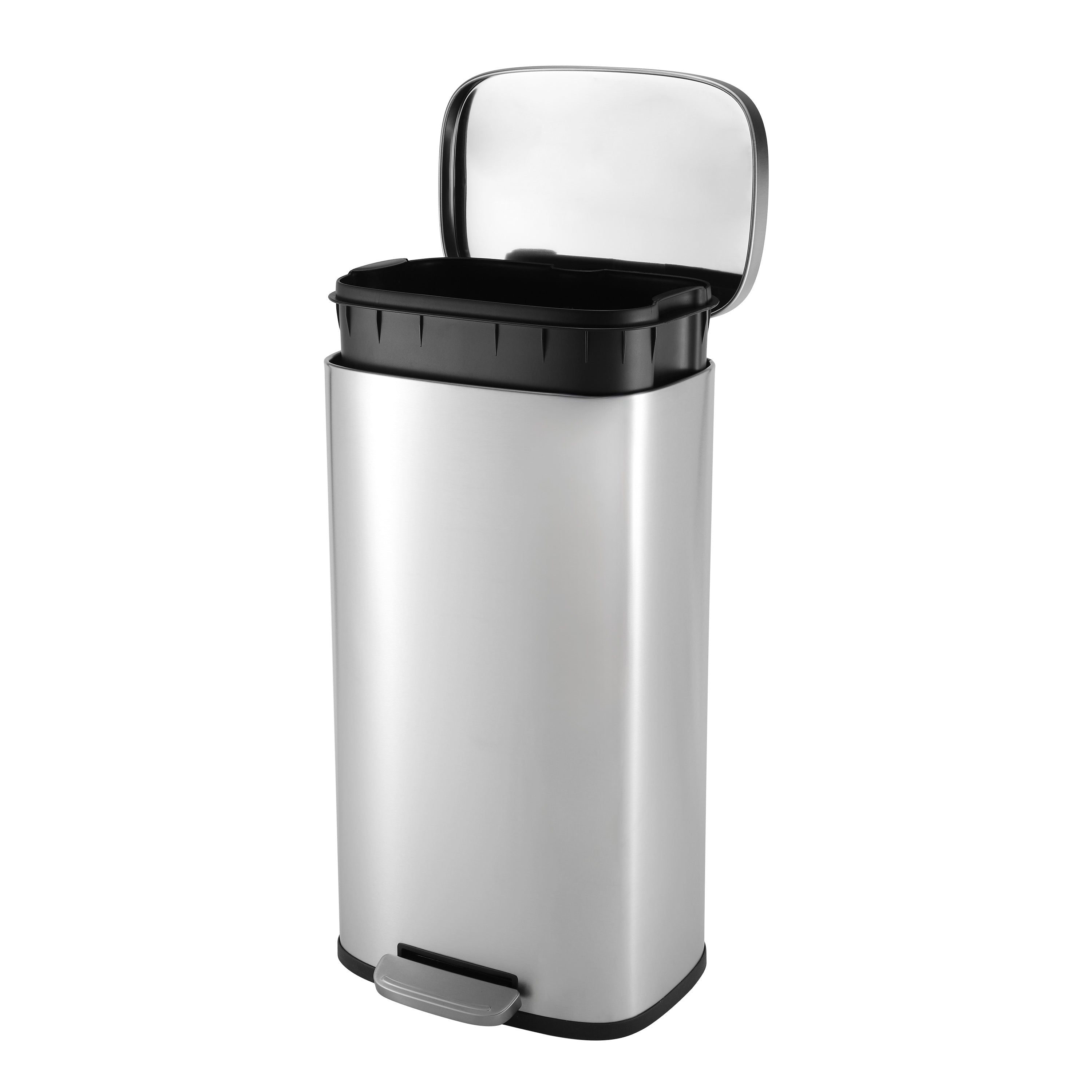 30 L Steel Pedal Bin | Rectangle | Modena