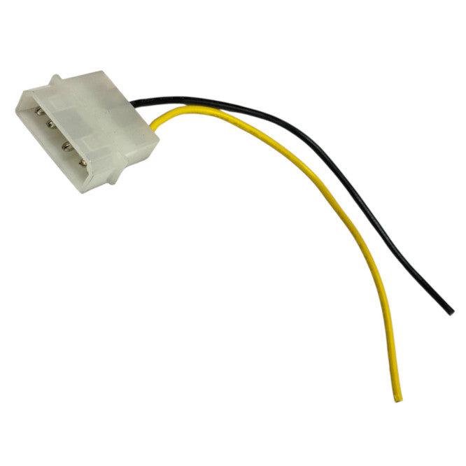 Male Sata Power Adapter Open Ended 15mm Long 33615