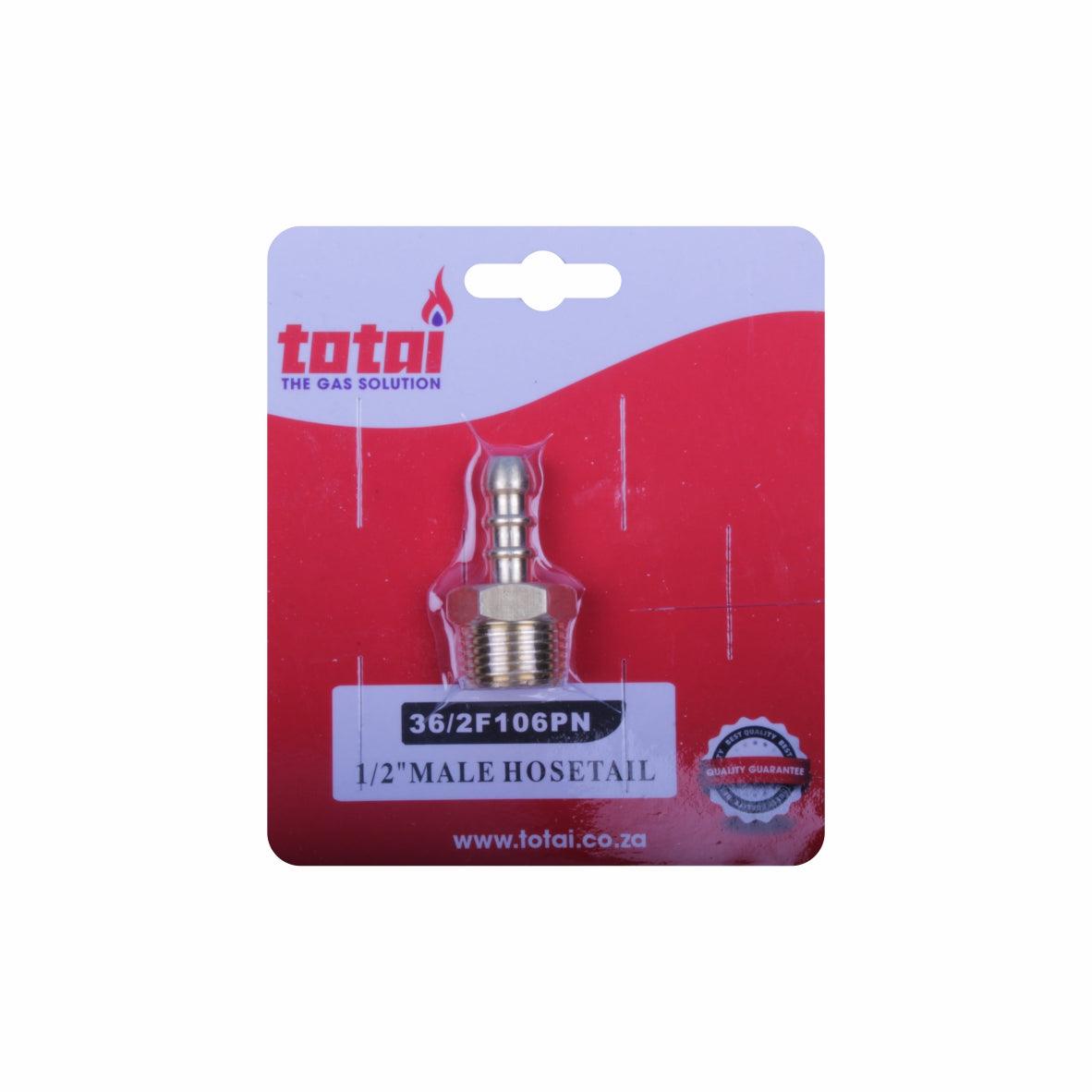 TOTAI TSP 1/2 INCH MALE HOSE TAIL PREPACKED - Livestainable.co.za