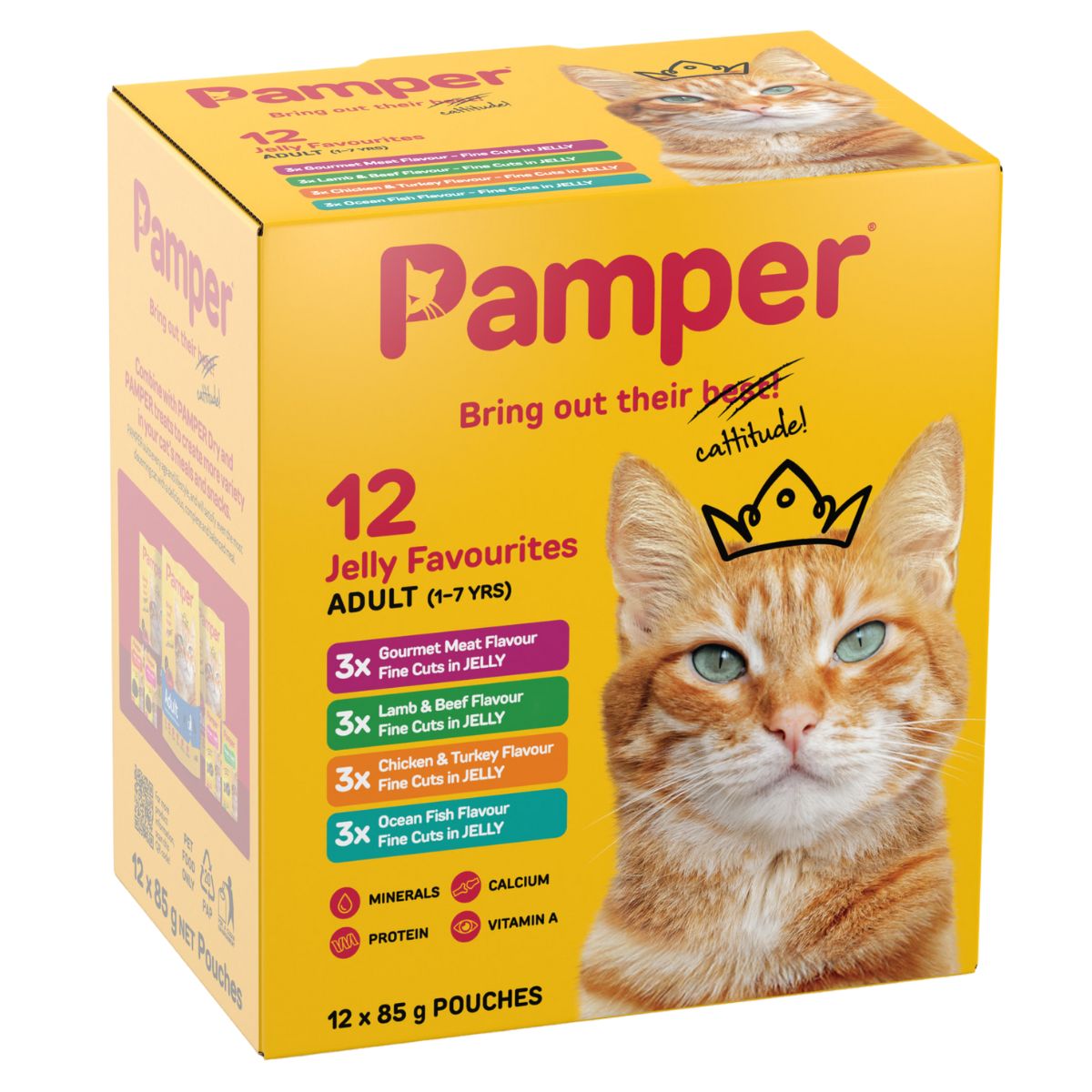 Pamper Jelly Assorted Favourites Multipack 12 X 85 G