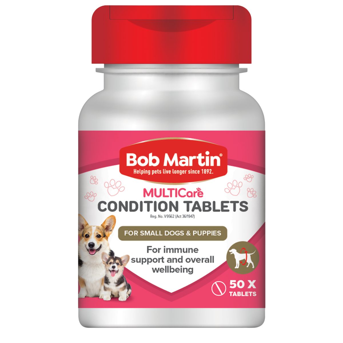 Bob Martin Pet Condition Tablets Small Dog 50 Pk