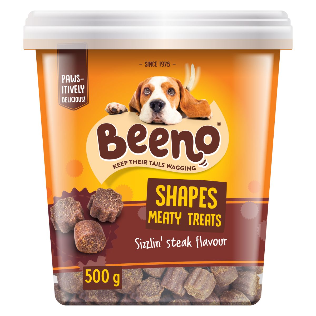Beeno Dog Treat Steak Shapes 500 G