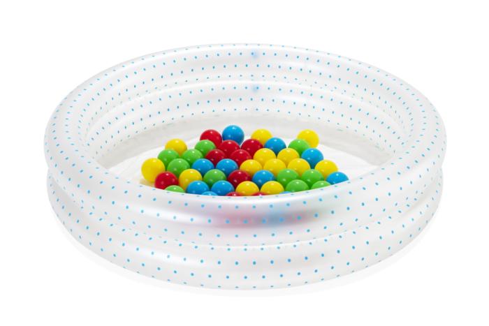 Bestway φ91cm X H20cm 2 Ring Ball Pit Play Pool 73 L