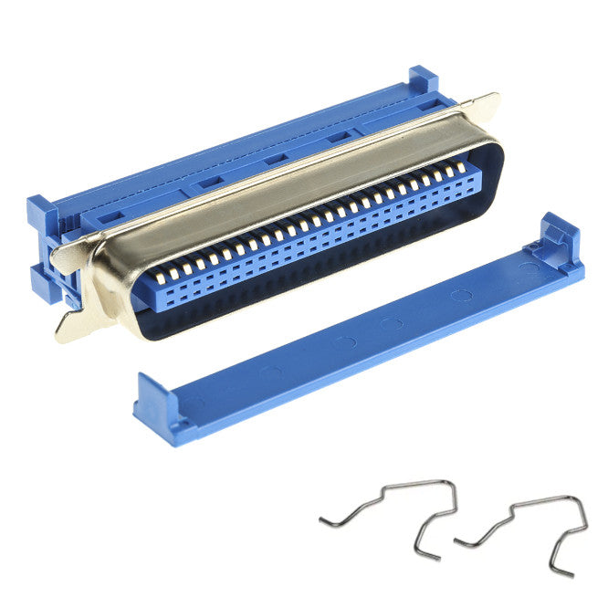 36 Way Centronics Plug With Strain Relief 36 Mci1