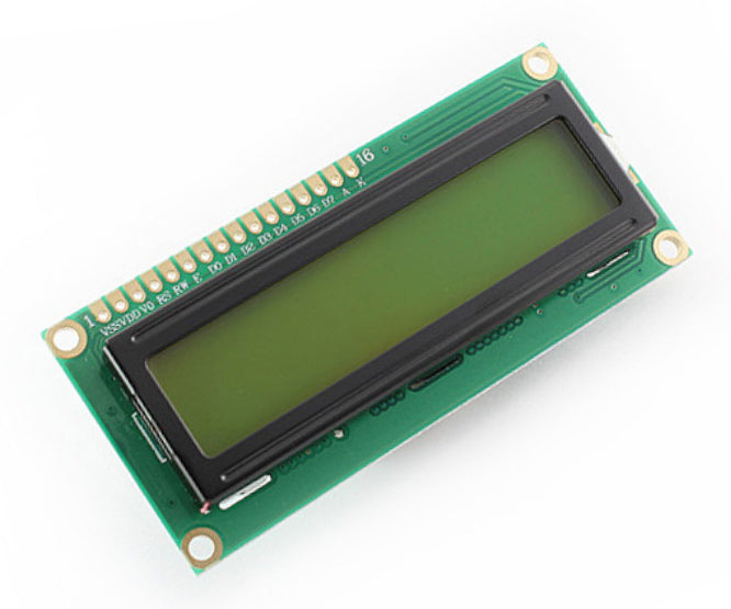 Lcd 16 X2 Characters Yellow Back Light 14x64mm Va Jxd1602 A