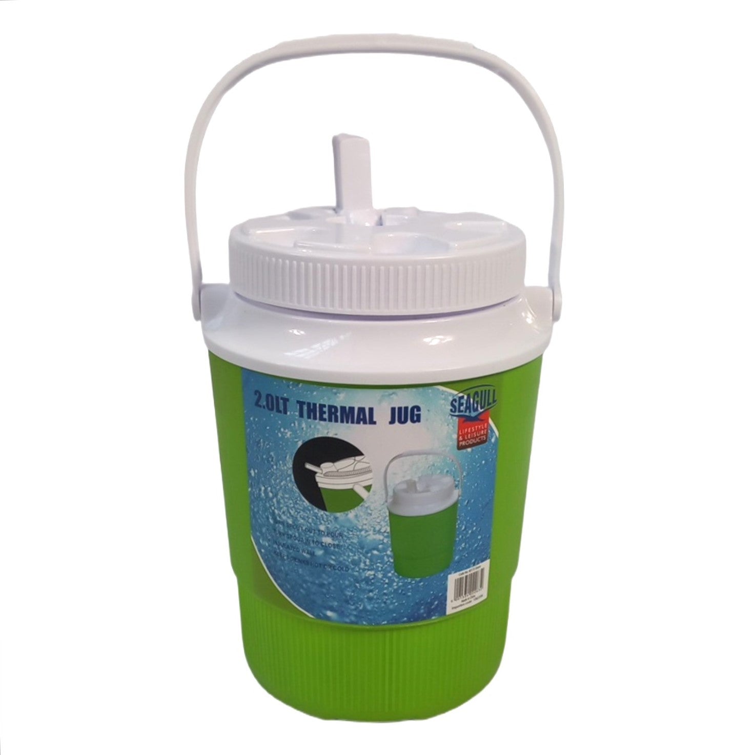 Seagull 2 Lt Thermal Jug With Spout Green
