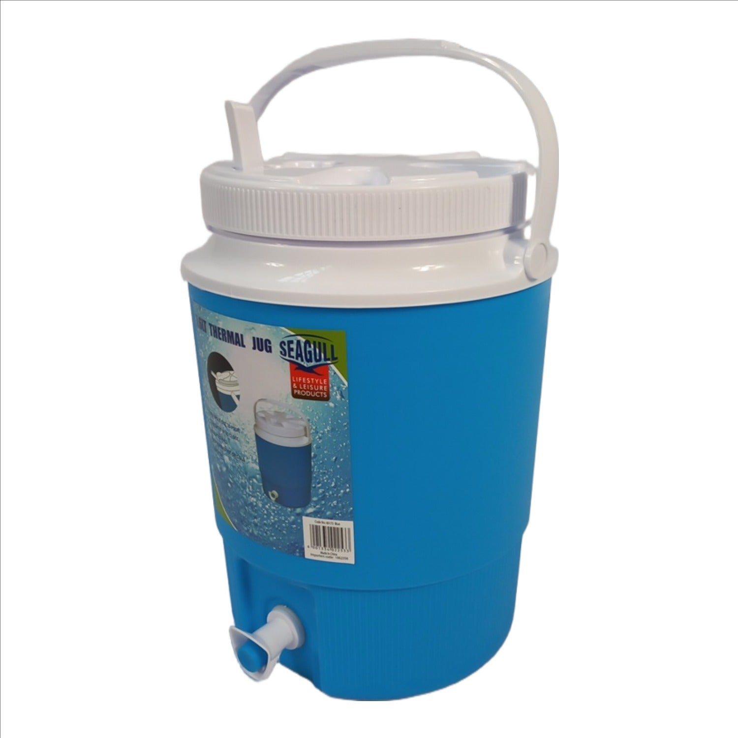 Seagull 7.6 Lt Thermal Jug With Spout & Tap Blue