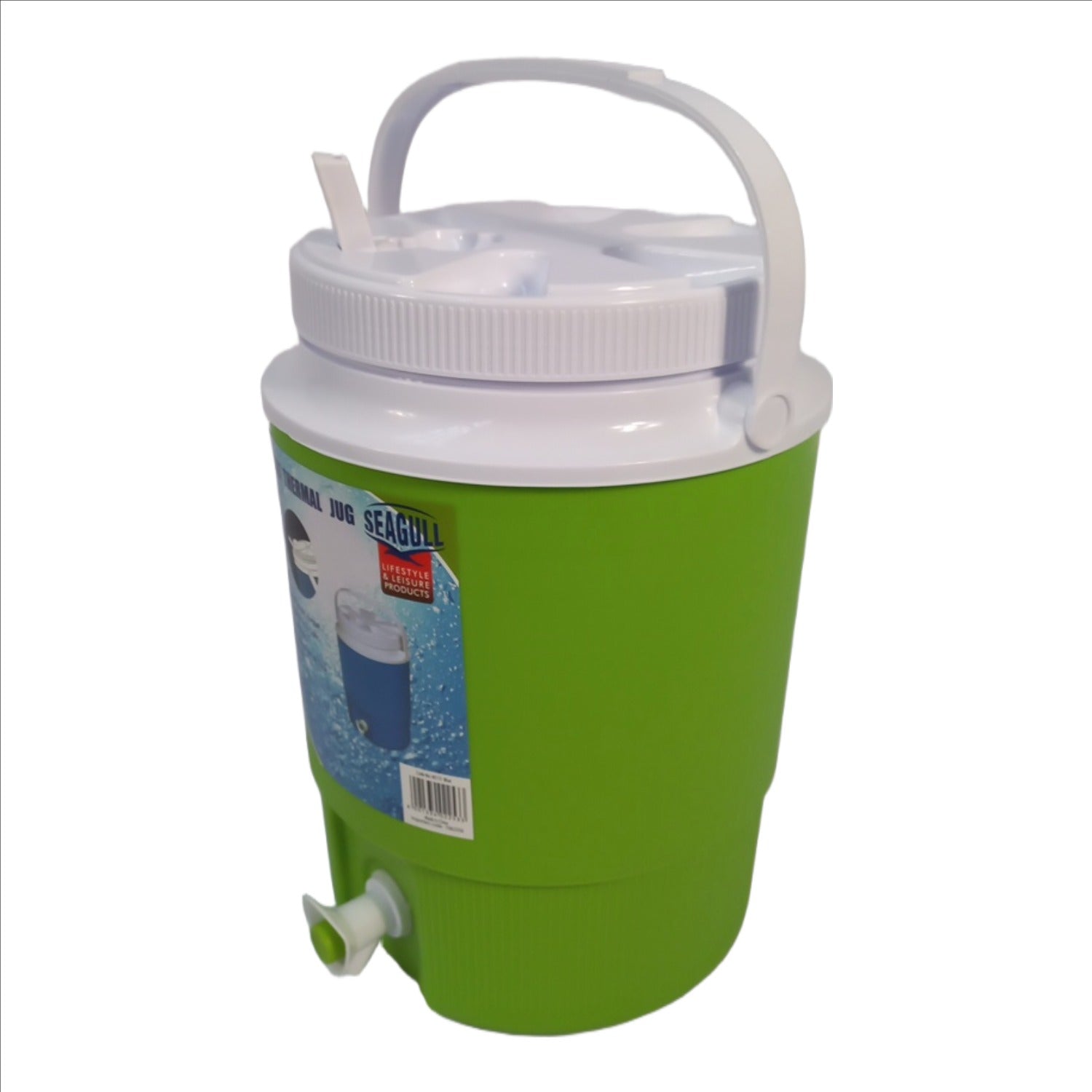 Seagull 7.6 Lt Thermal Jug With Spout & Tap Green