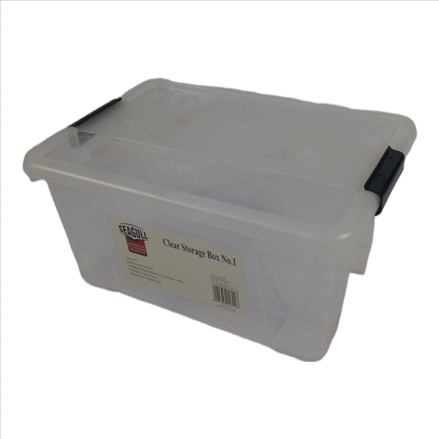 Seagull Clear Storage Box No.1 14 Lt