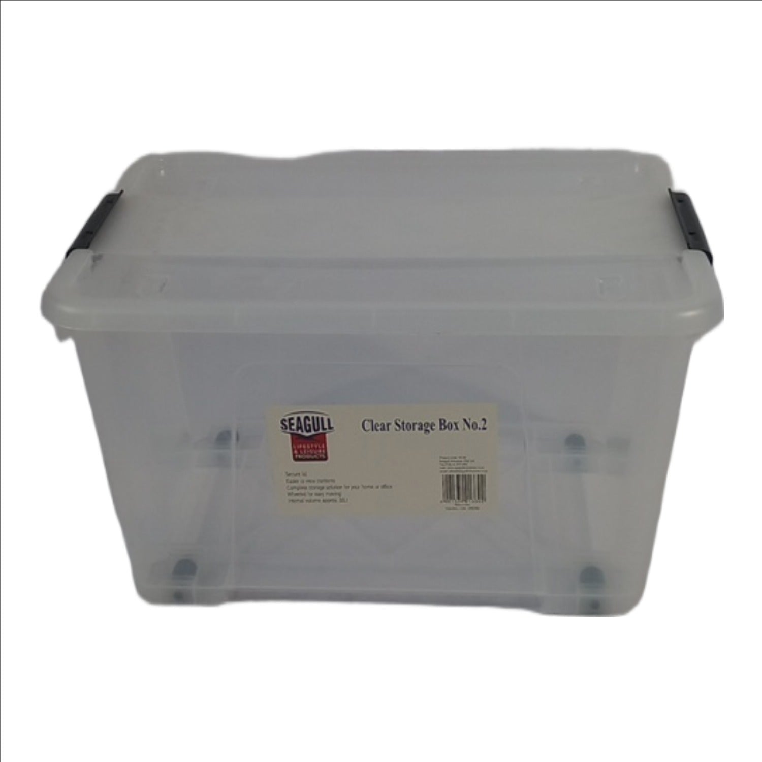 Seagull Clear Storage Box No.2 29 Lt