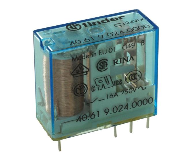 Relay Spdt 16 A 24 Vdc Rect 8 Pcb 40.61.9.024.0000 - Livestainable.co.za