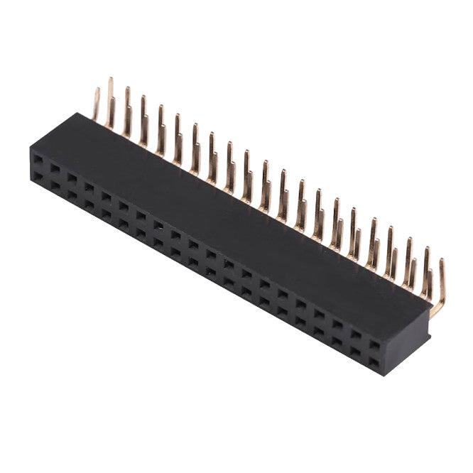 40 W Dil Pcb R/A Socket Header P=2.54mm 40 Fpr