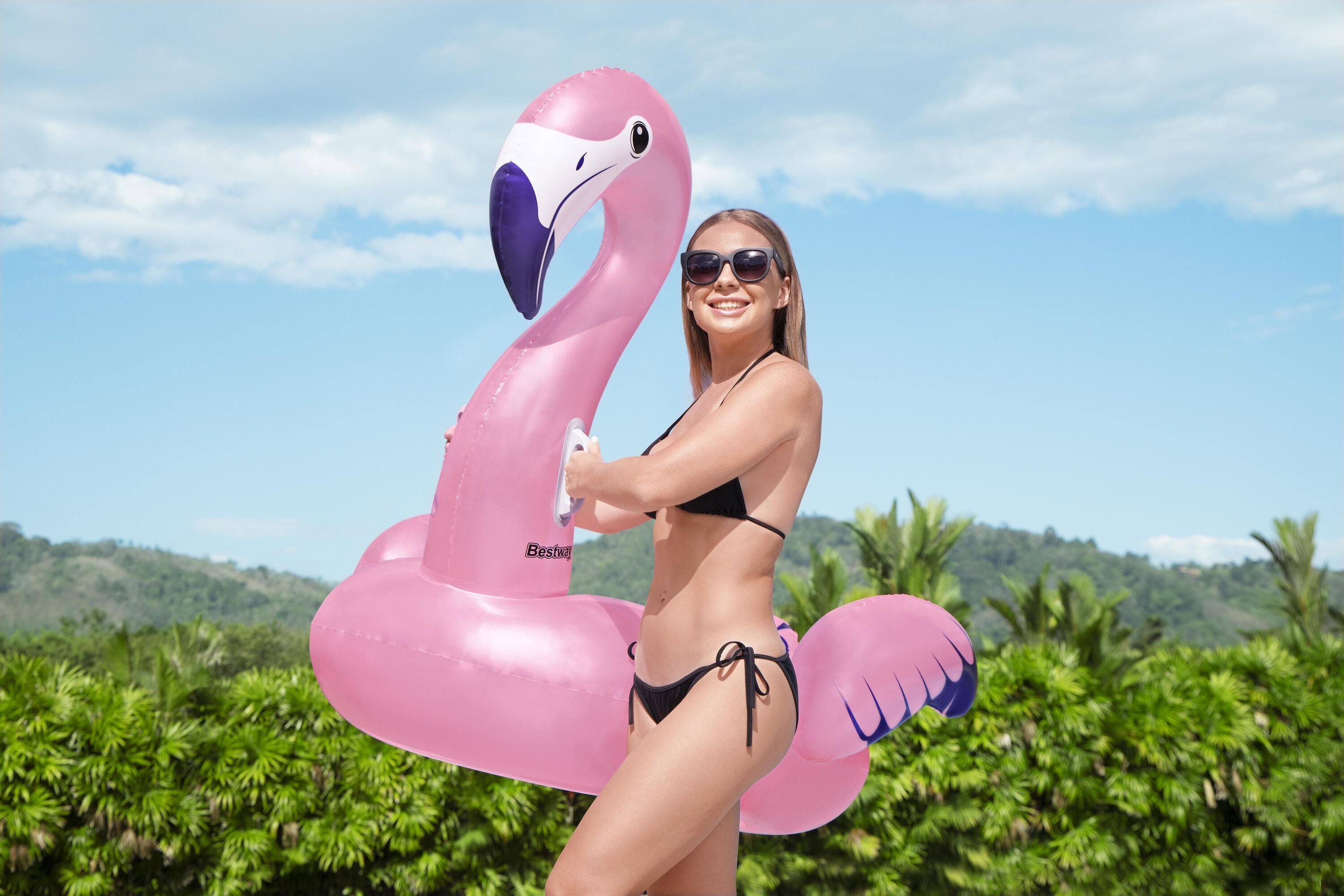 Bestway 1.53 X1.43 M Luxury Flamingo