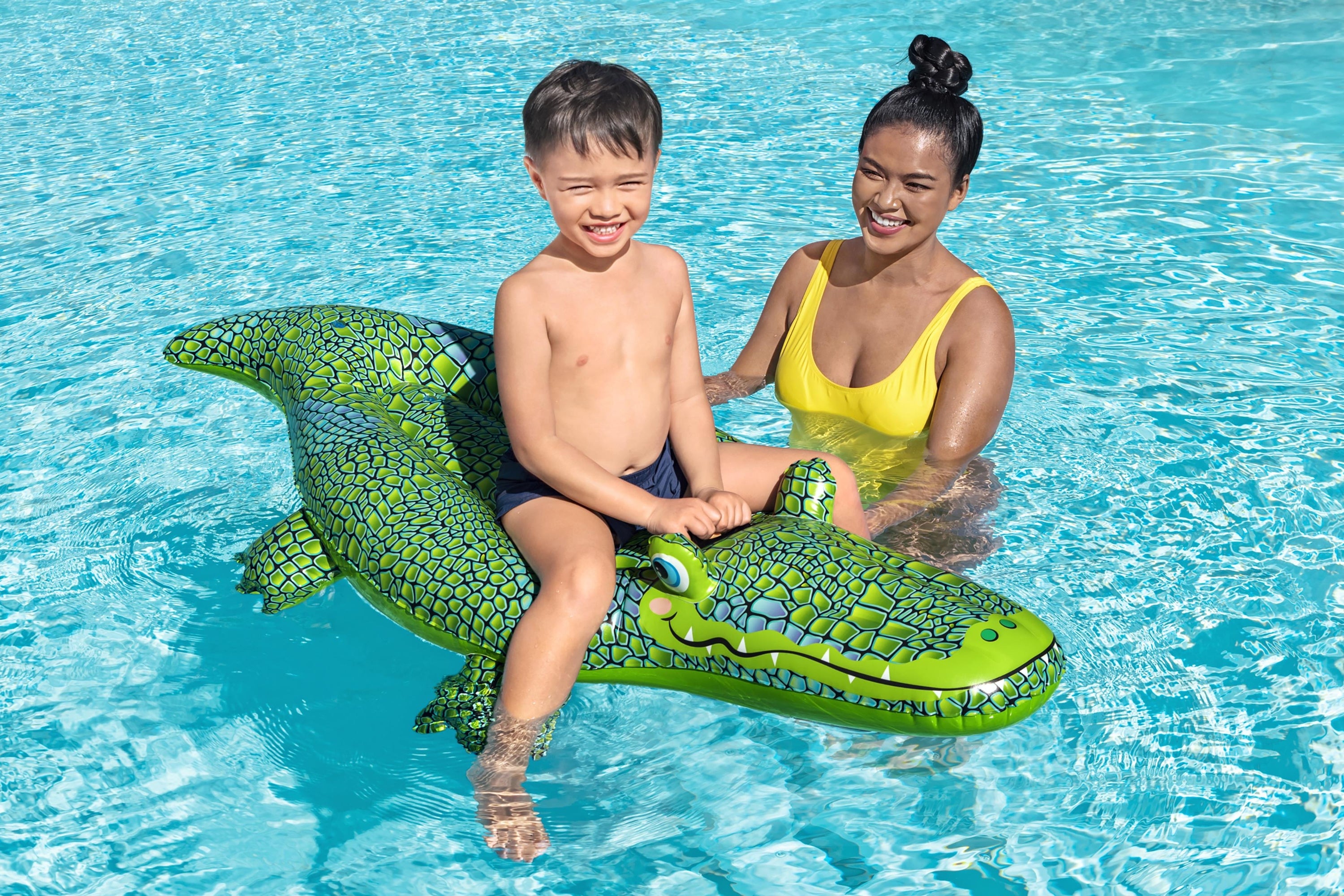 Bestway 1.52 Mx71 Cm Buddy Crocodile Ride On