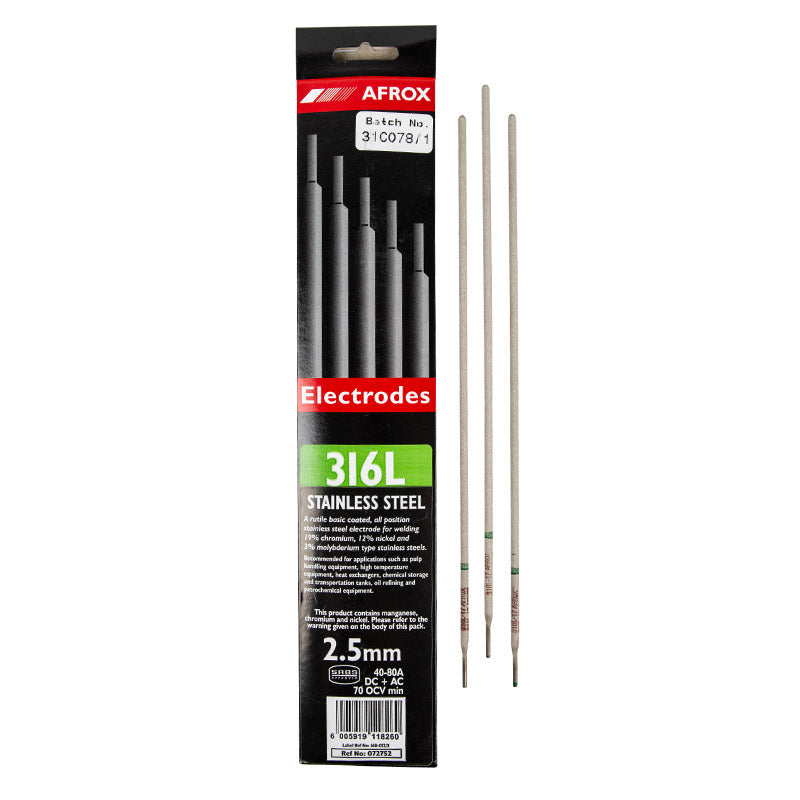 Afrox Electrode 316 L 2.5 Mm Sleeve
