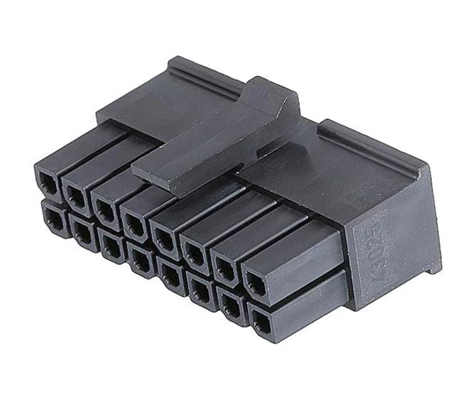 Housing Socket Dual 16 W P=3mm 43025 1600