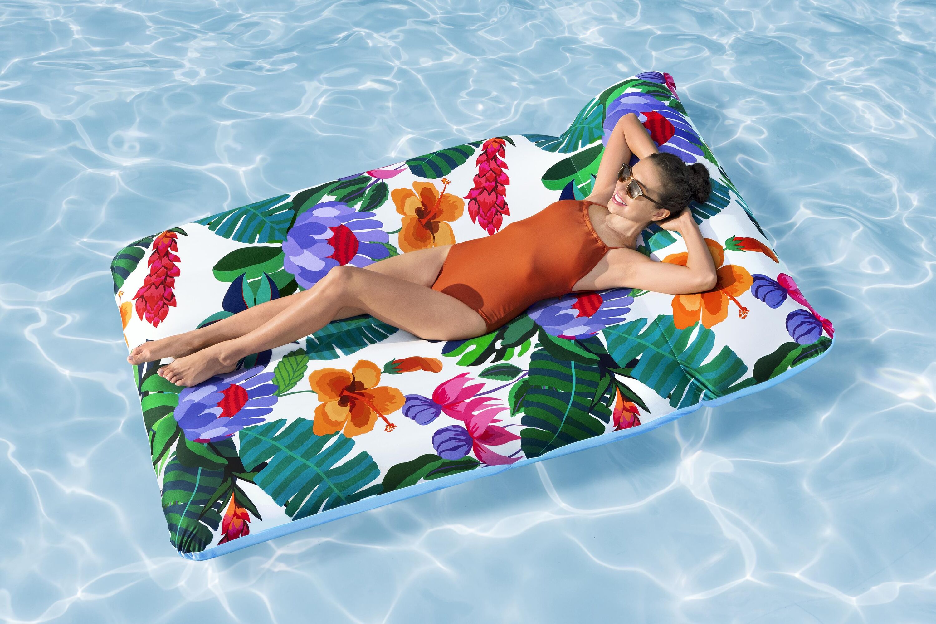 ネ*ル様 LIFE IS WAVY ラグマット Bestway 2.00m X 1.29m Blissful Drifter Xl Fabric Lounge