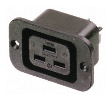 C19 Iec320 Socket Panel Mount Adapter Snap In 4797.0000 *A*