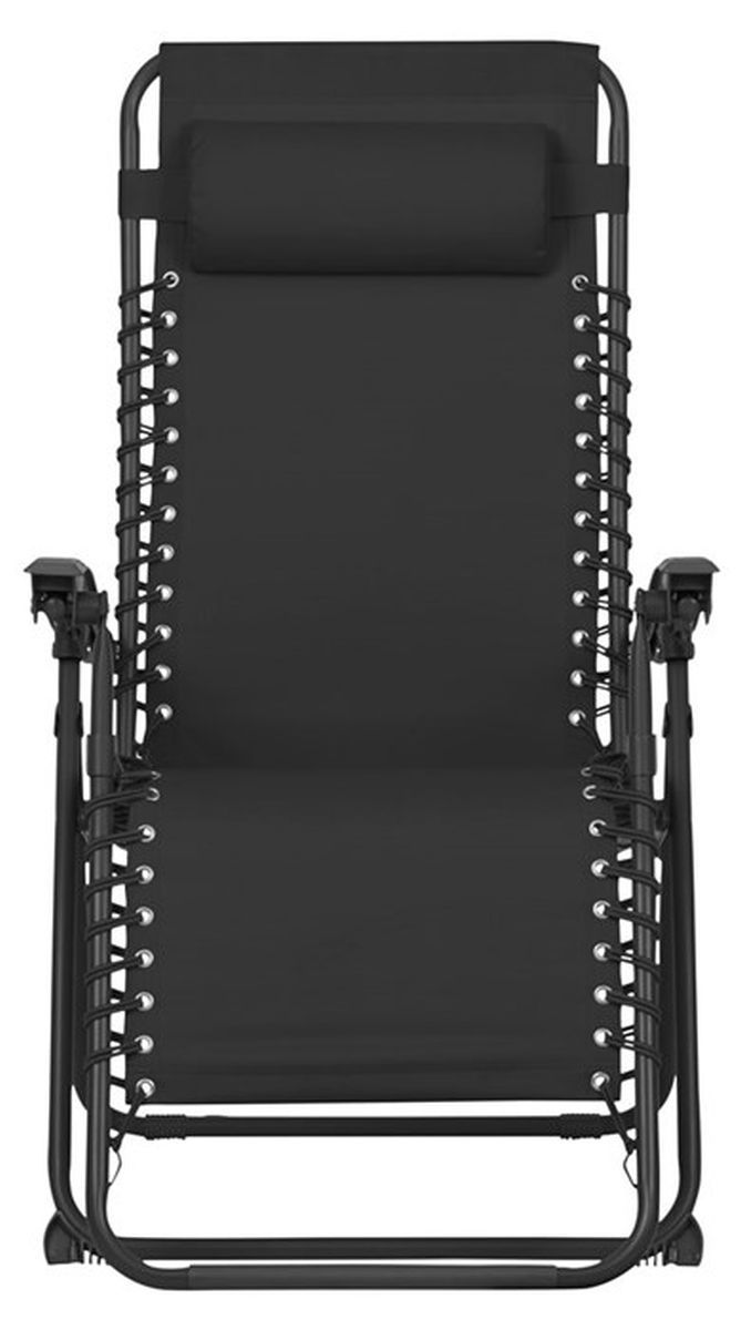 Garden Chair Relax W/Pillow Black - Livestainable.co.za