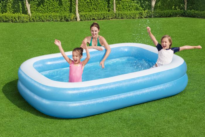 Bestway 269cm X 175cm X 51cm Blue Rectangular Family Pool 778 L