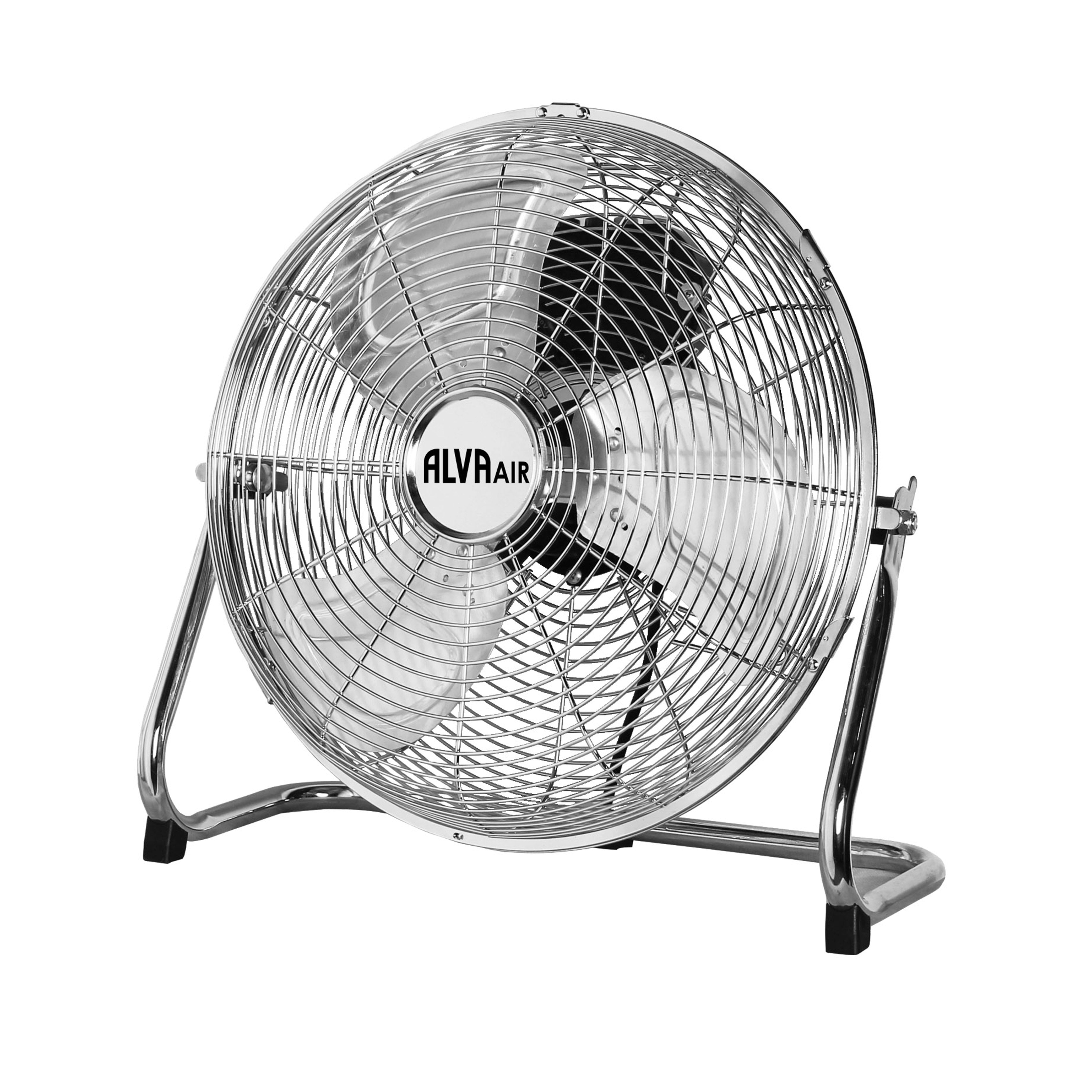 40cm Floor Fan High Velocity (Chrome Silver)