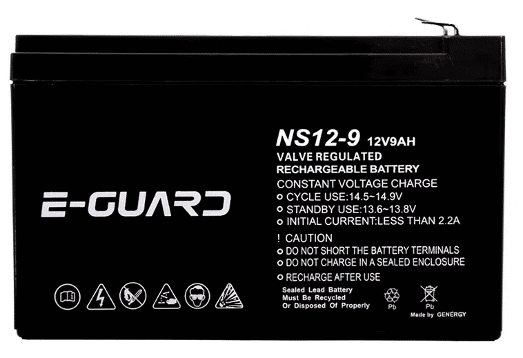 E-Guard 12V/9Ah AGM General Purpose Battery - Livestainable.co.za