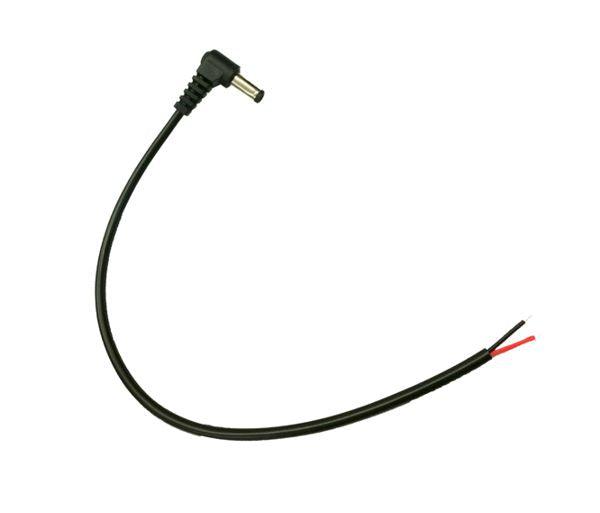 2.1mm Dc Socket In Line Open End Lead R/A 300mm 671064 - Livestainable.co.za