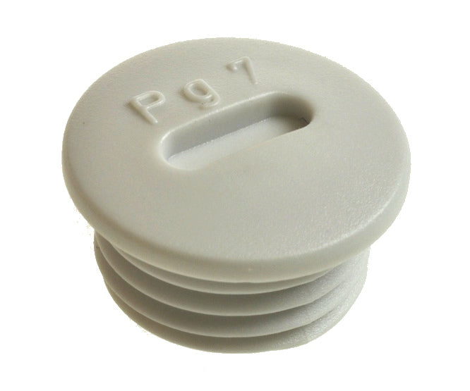 Blanking Plug Poly Pg7 White Id=8.7mm Od=12mm H=8mm 52005949