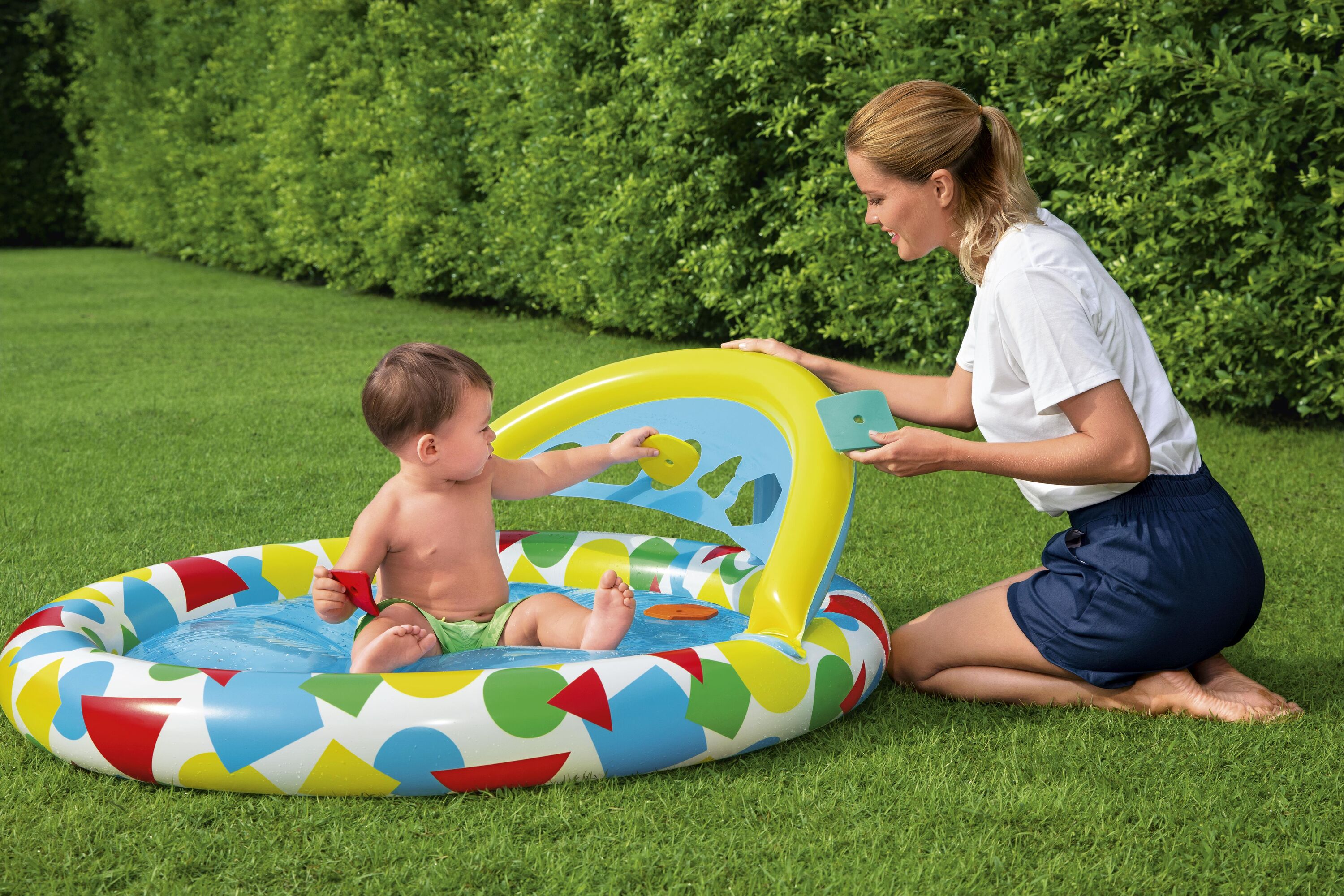 Bestway 1.20m X 1.17m X 46cm Lil' Splash & Learn Baby Pool