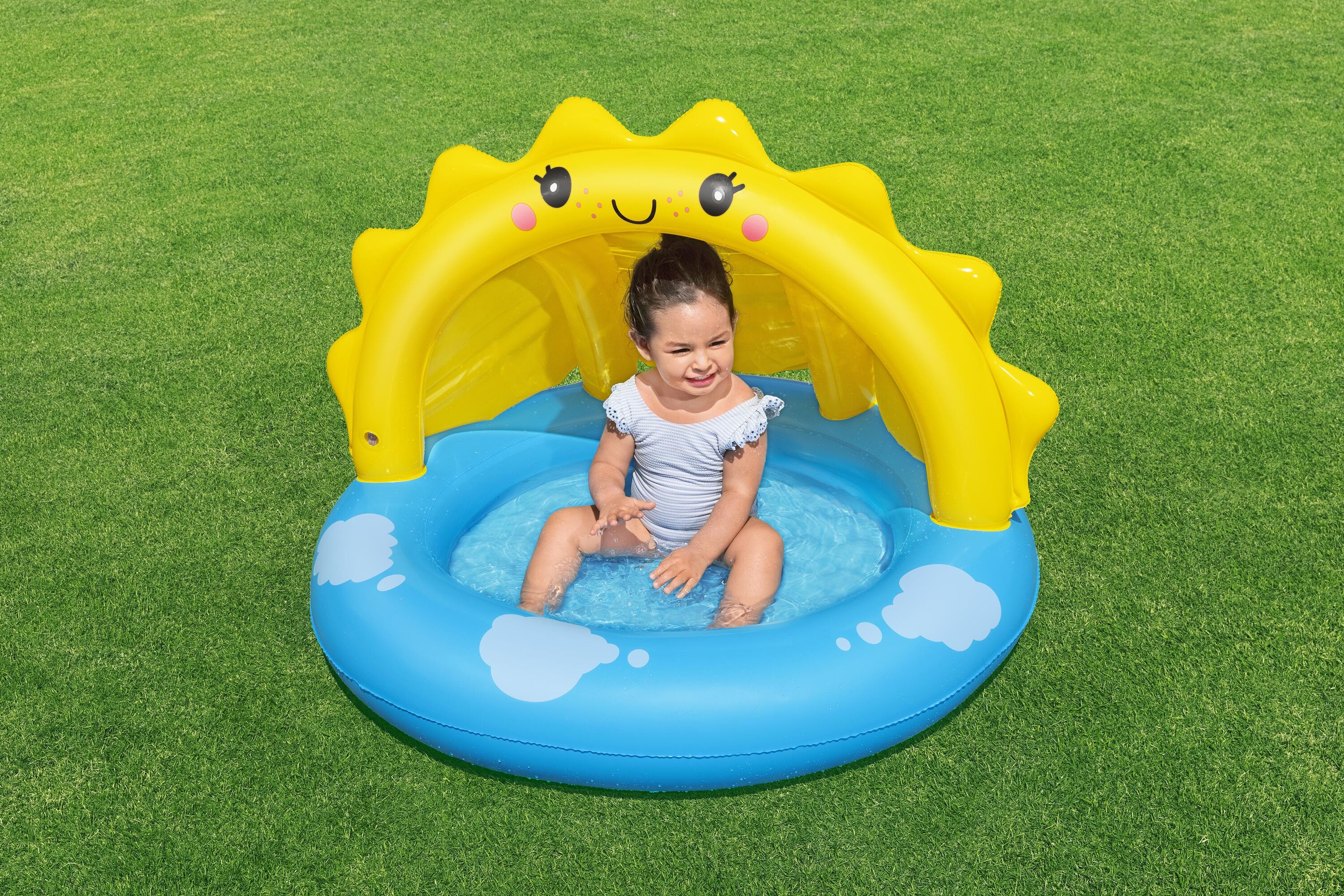 Bestway 1.01m X 97cm X 71cm Sunny Days Shaded Kiddie Pool