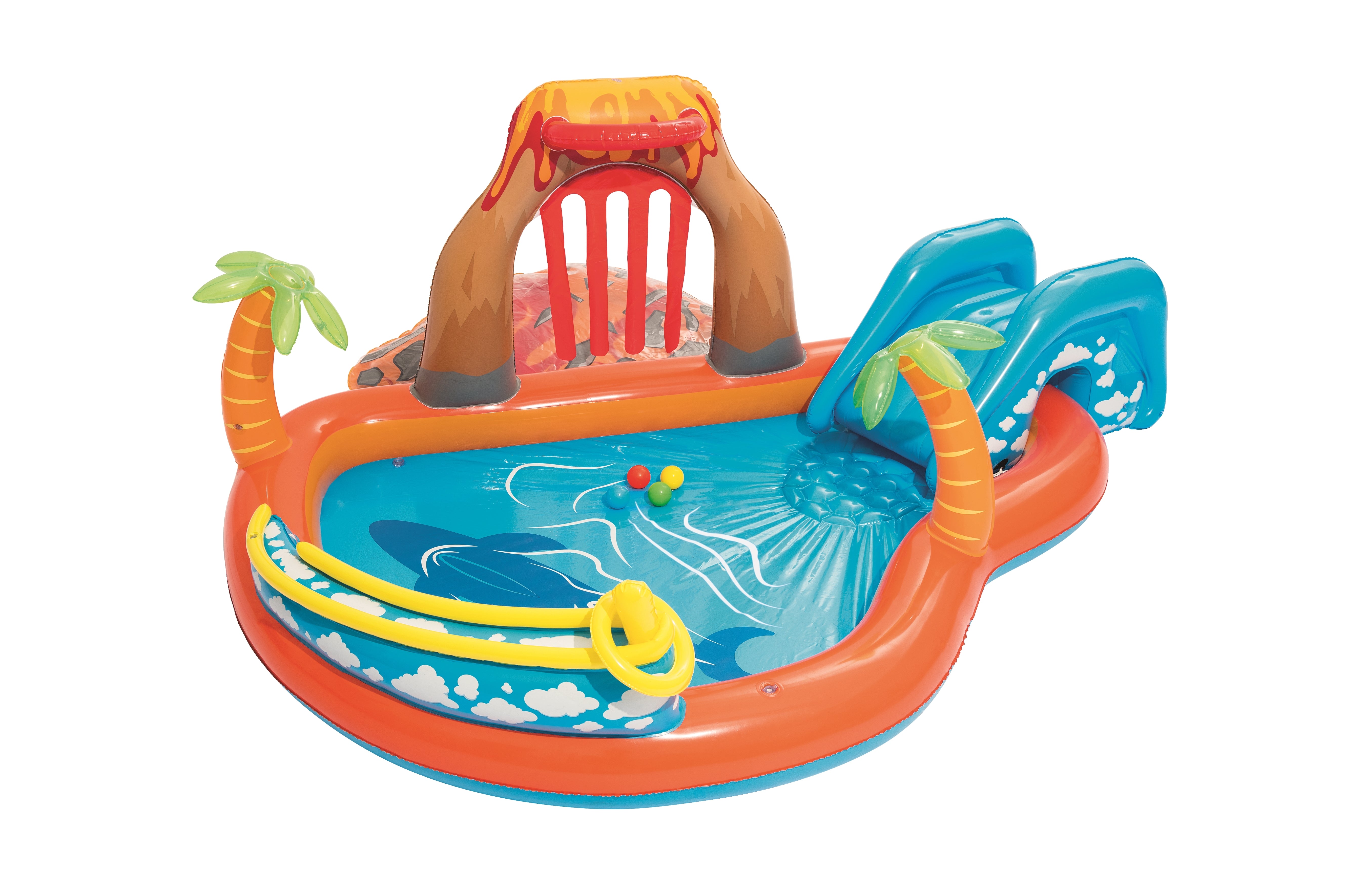 2.65m X 2.65m X 1.04m Lava Lagoon Play Center 208 L