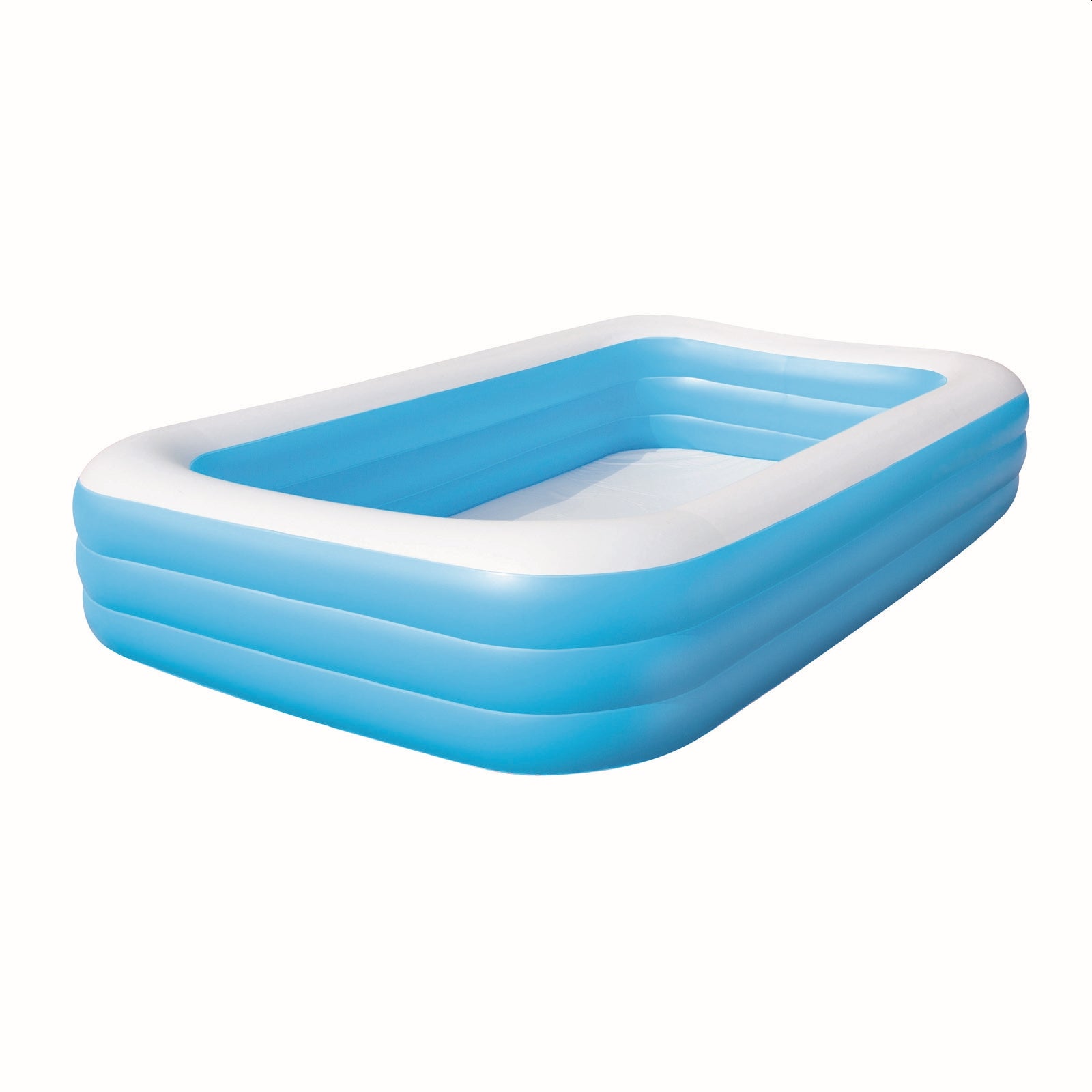 305cm X 183cm X 56cm Deluxe Blue Rectangular Family Pool 1,161 L