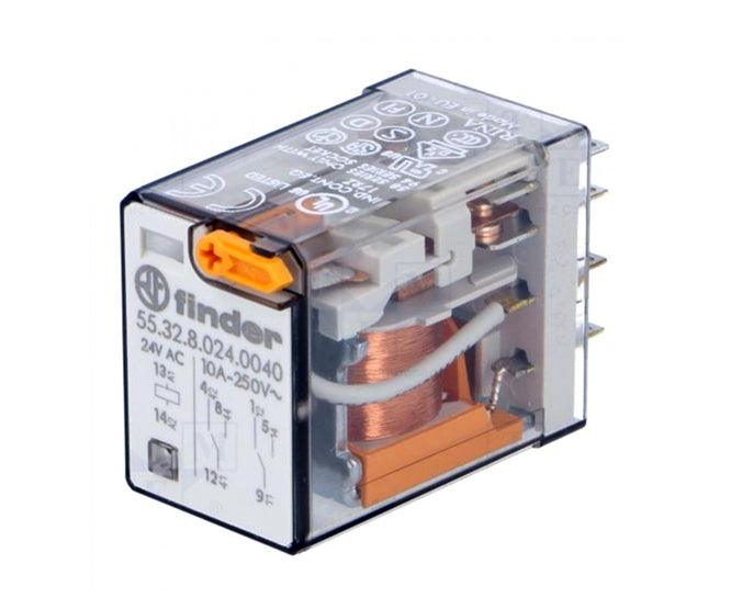 Relay Dpdt 10 A 24 Vac Rect 8 Plu 55.32.8.024.0040 - Livestainable.co.za