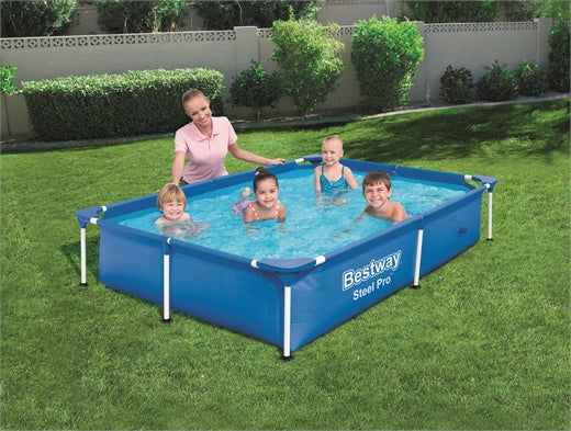 Bestway 2.21m X 1.50m X 43cm Steel Pro Pool 1200 L (No Pump & Filter)