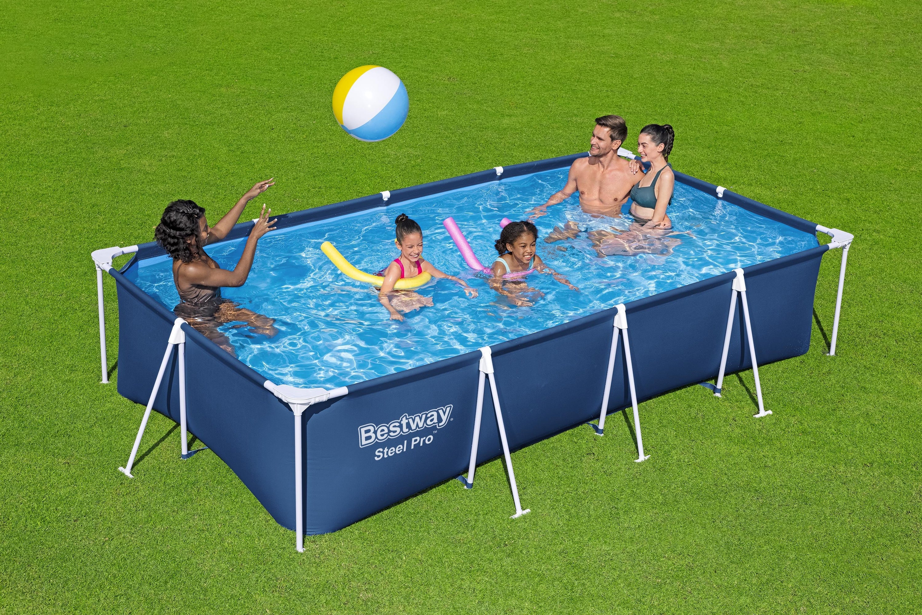 Bestway 400cm X 211cm X 81cm Steel Pro Frame Pool Set 5,700 L