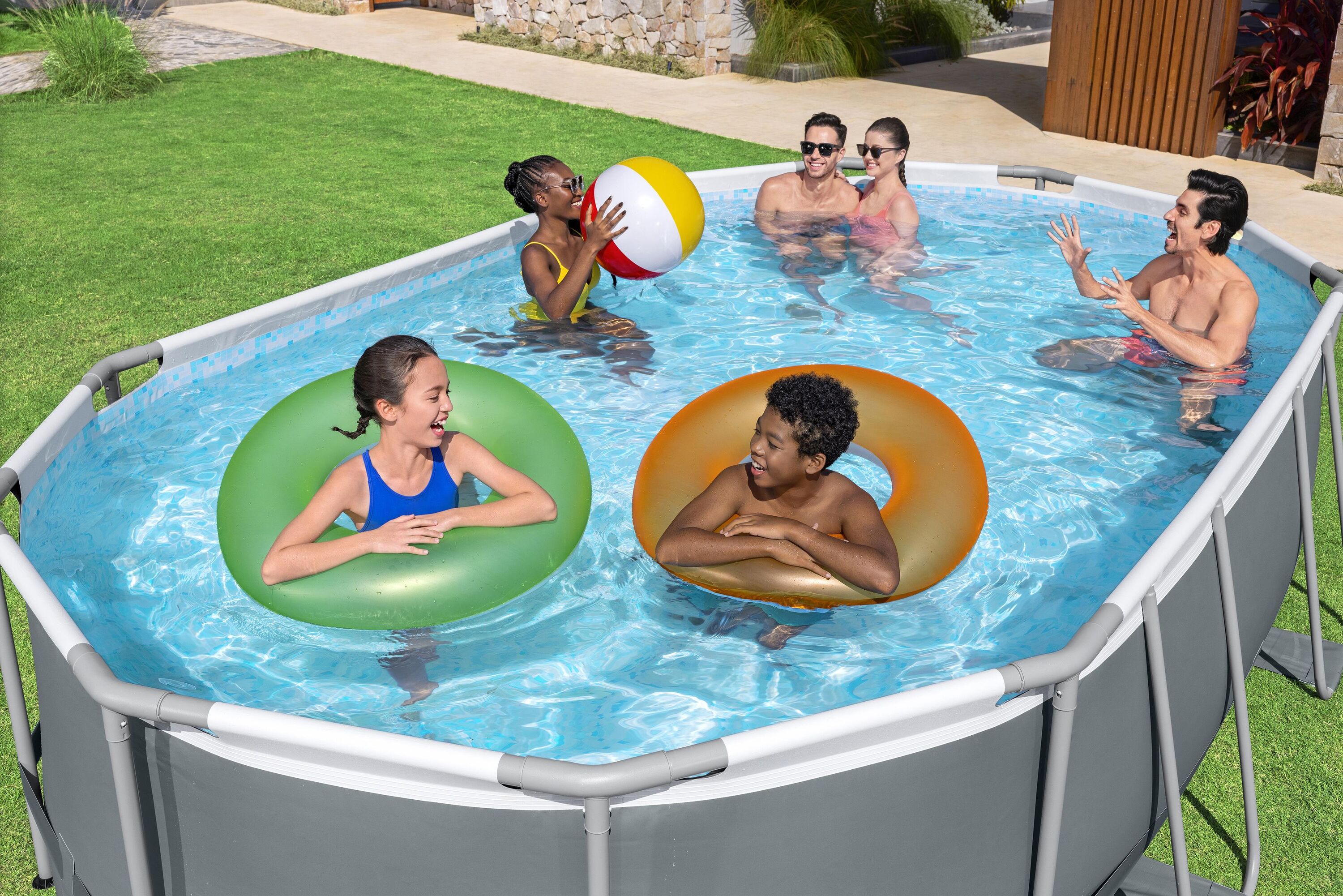 Bestway 4.88m X 3.05m X 1.07m Steel Pro Max Oval Pool Set 10,949 L