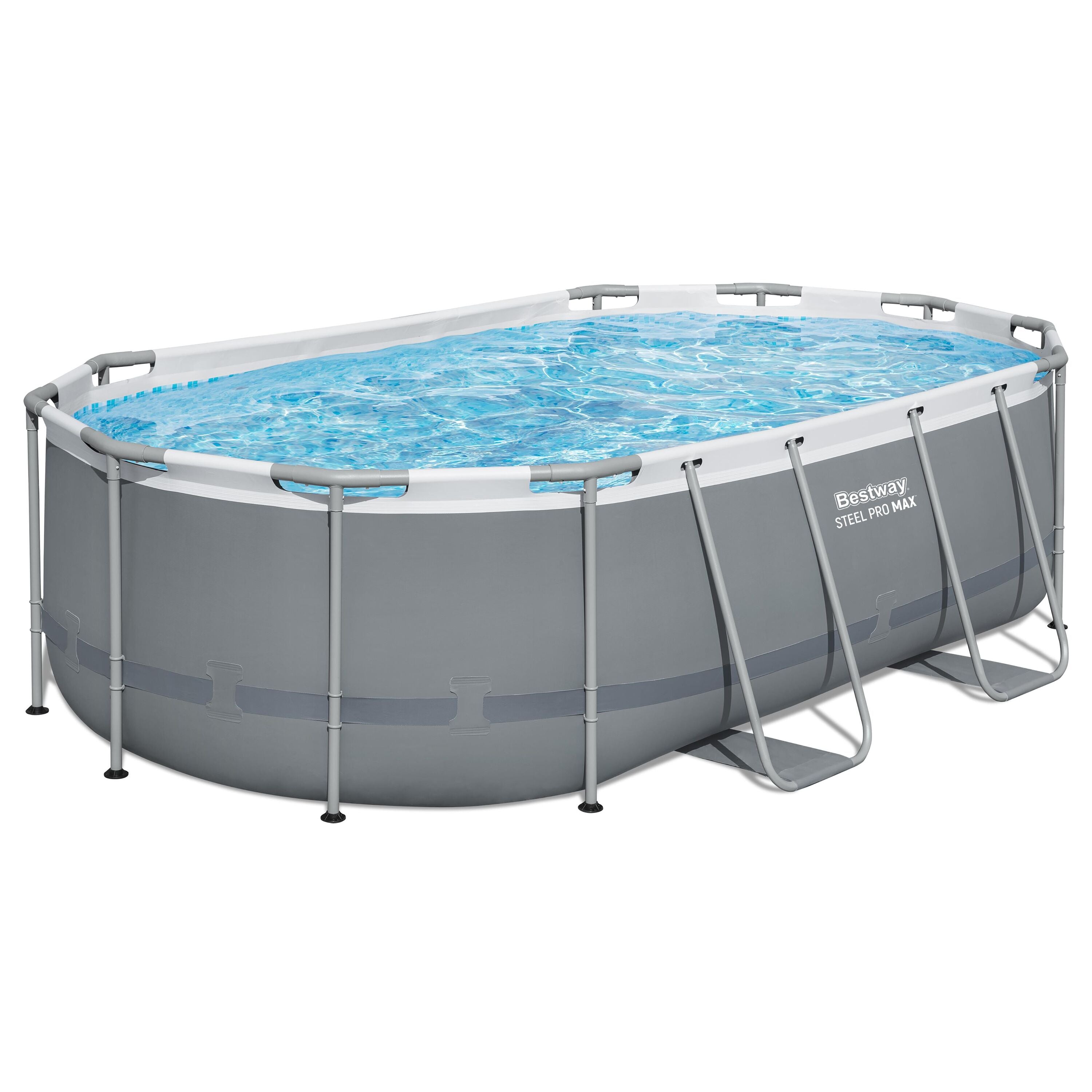 Bestway 4.27m X 2.50m X 1.00m Steel Pro Max Oval Pool Set 7,250 L