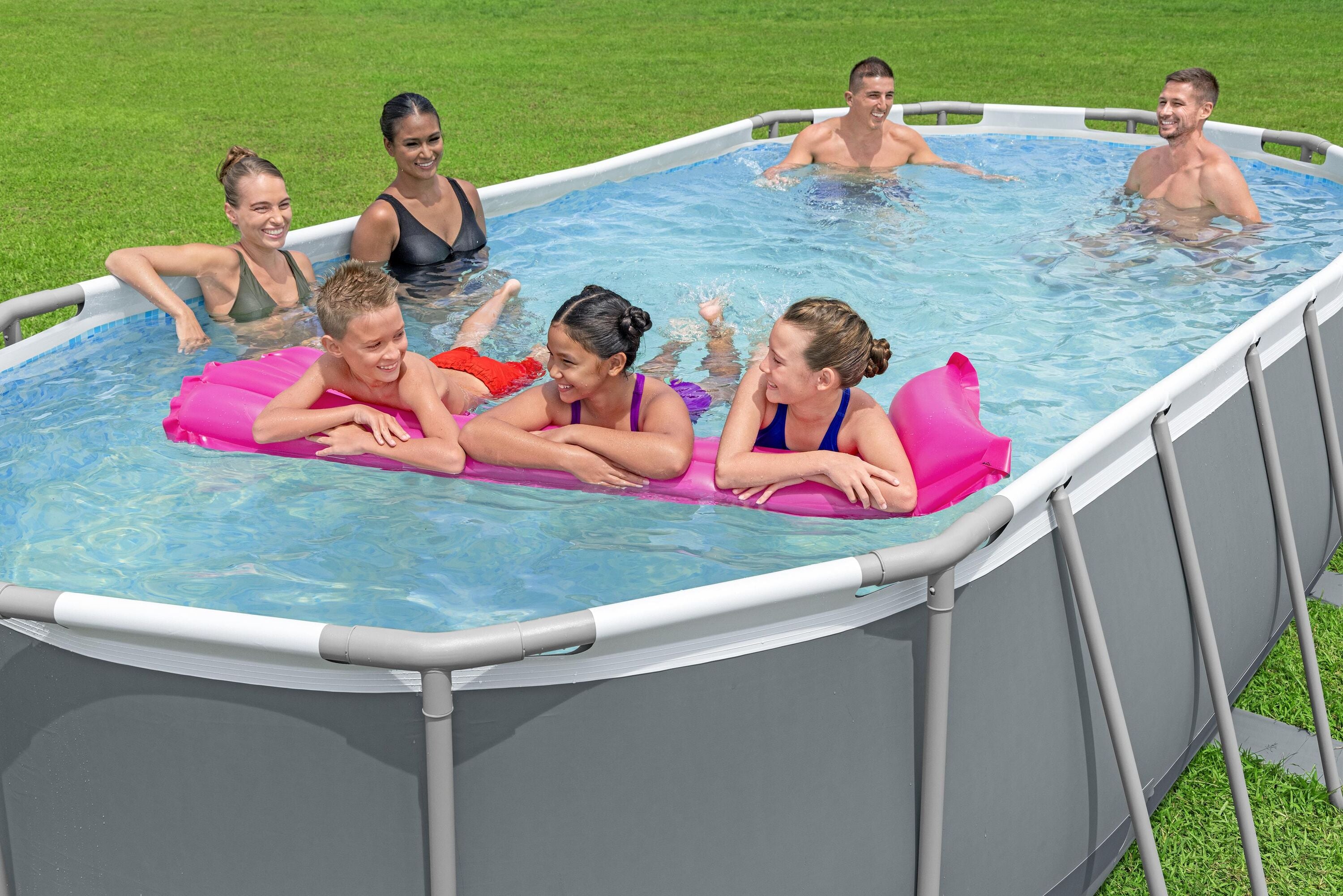 Bestway 5.49m X 2.74m X 1.22m Steel Pro Max Oval Pool Set 13,430