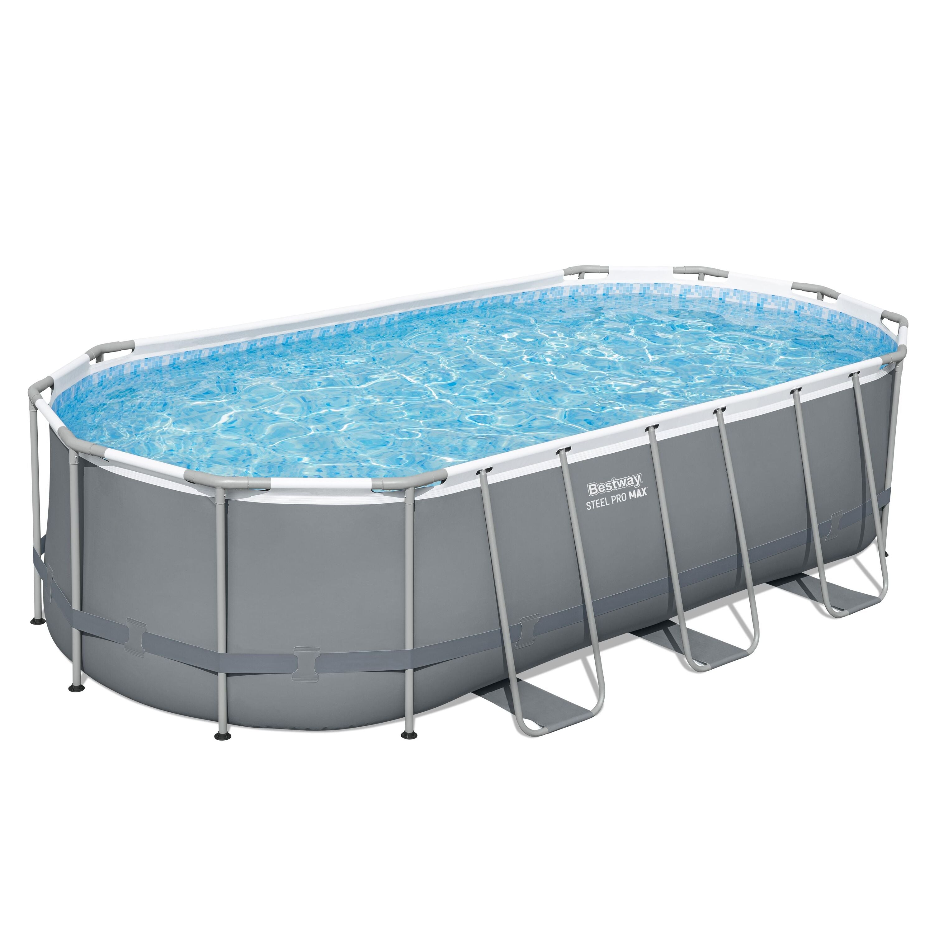 Bestway 5.49m X 2.74m X 1.22m Steel Pro Max Oval Pool Set 13,430 L