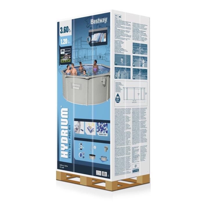 Bestway Hydrium 3,6 X 1,2 M Pool Set 10,990 L With Sand Filter