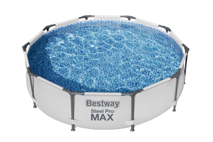 Bestway 3.05m X 76cm Steel Pro Max Frame Pool Grey 4,678 L (No Pump)