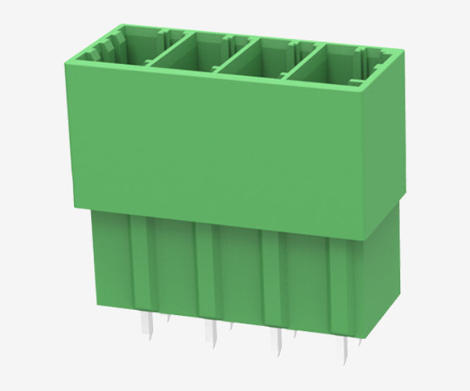Terminal Block Straight 4 W Closed P=7.62 5 Edgvl 7.62 04 P 14 00 A(h)