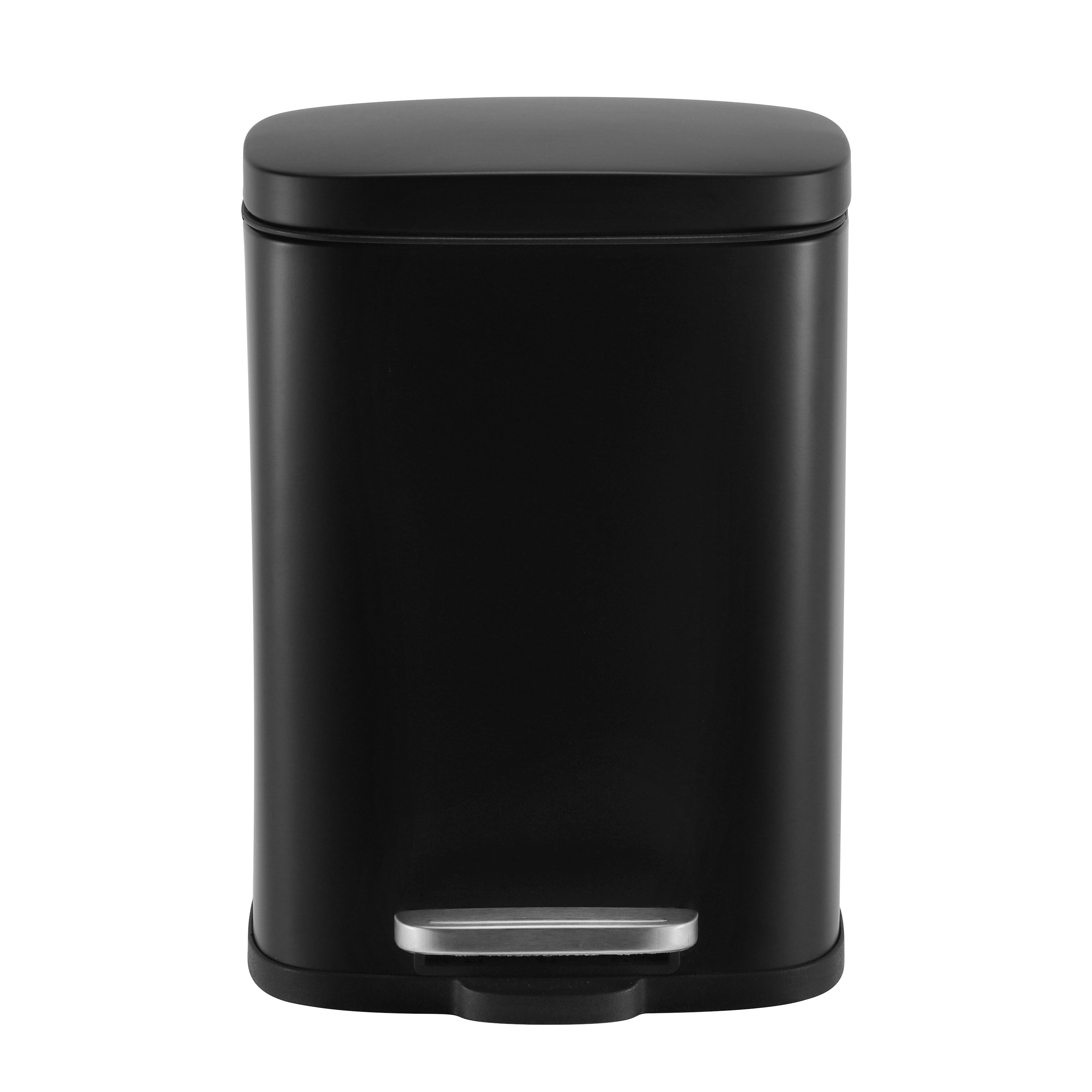 5 L Rectangle Steel Pedal Bin | Modena