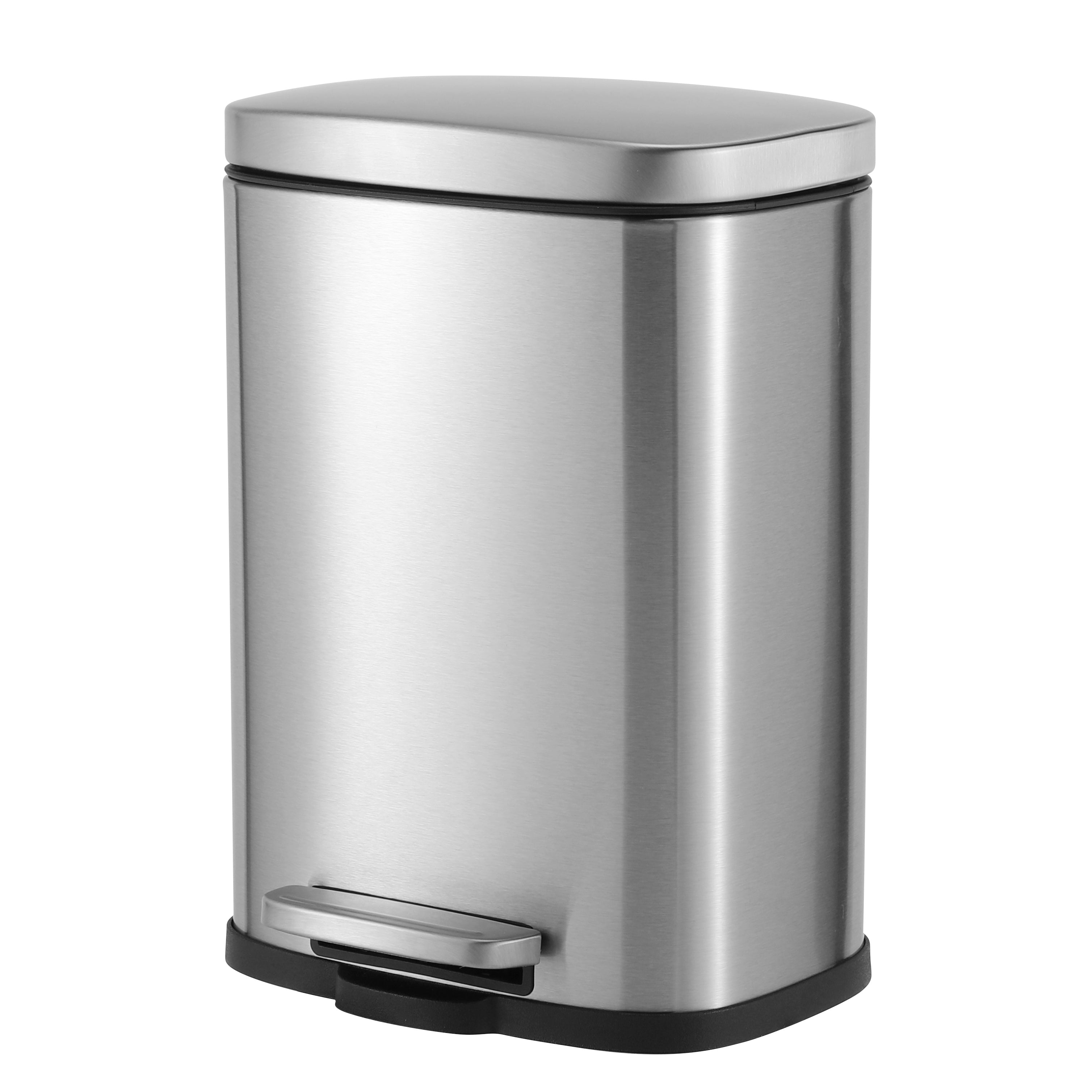 5 L Rectangle Steel Pedal Bin | Modena